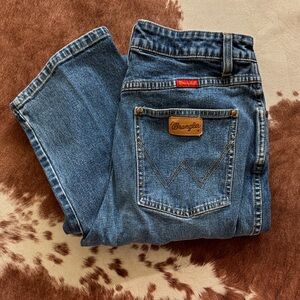 Wrangler Women's Blue Straight Leg Jeans
